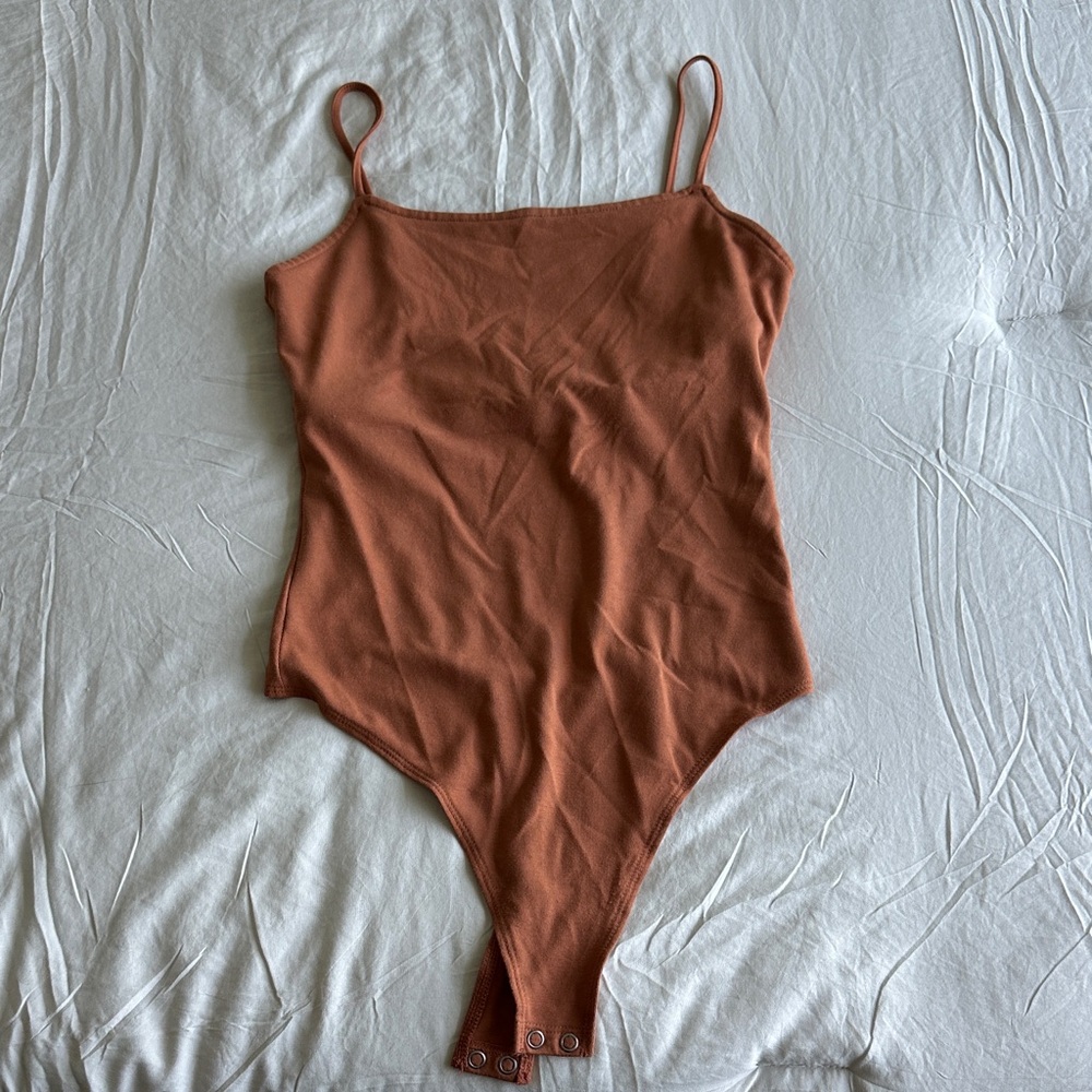 American Eagle Outfitters Terracotta Bodysuit
